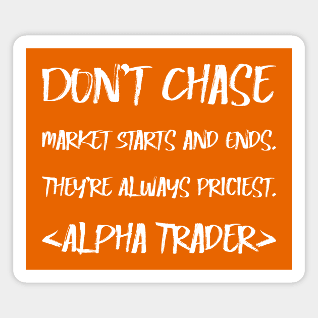 Smart Trading Quote: Market Timing Trap Magnet by AlphaTrader.store
